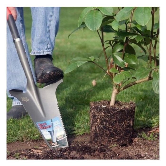 Root Slayer Tuinschep - 110 cm - Koolstofstaal- Massief