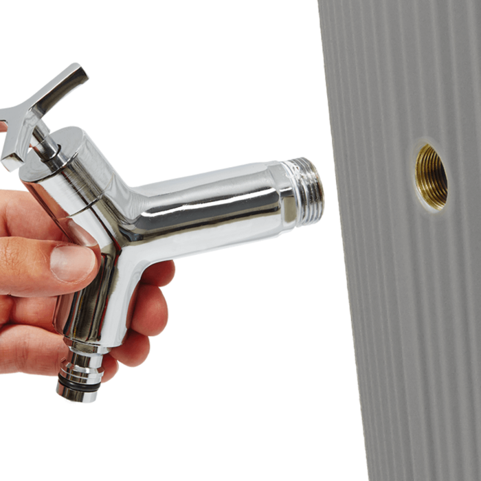 Garantia Design regenton tapkraan 3/4" - Chroom