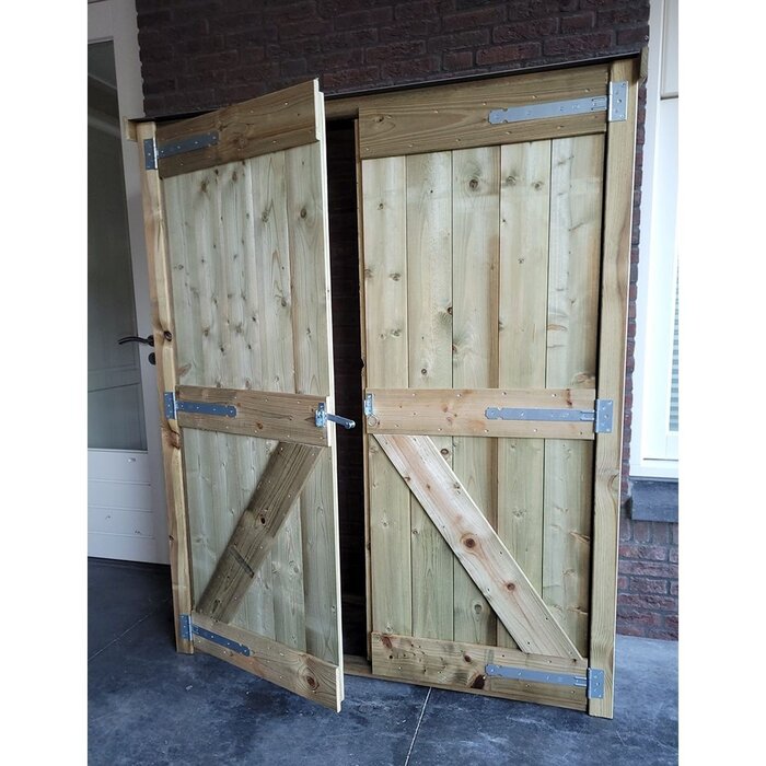 Volente Tuinkast hout - Large / Extra Large - 153 x 182 cm