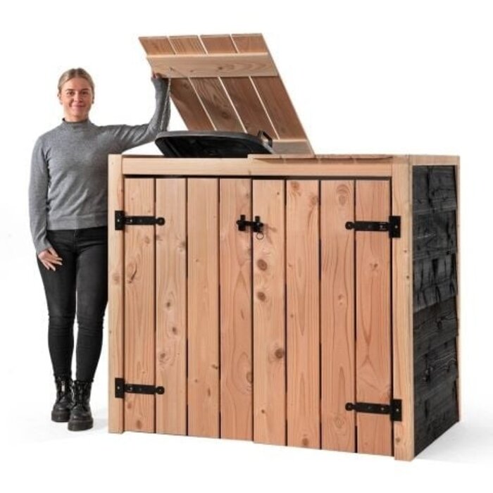 Volente Kliko ombouw - 87.5 cm x 119 cm - Douglas- Container ombouw