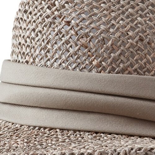 Hatland headwear Zonnehoed van zeegras - beige - M