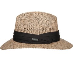 Hatland headwear Zonnehoed van zeegras - zwart - L/XL- UV-bestendig