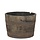 Houten kuip - 120 liter - bloembak - half whiskyvat