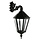 Nuova Gevellamp - Hanglamp 55 cm - Antiekgroen - E27 - 6 kant