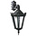 Nuova Gevellamp - Hanglamp 55 cm - Antiekgroen - E27 - 6 kant - Kroon
