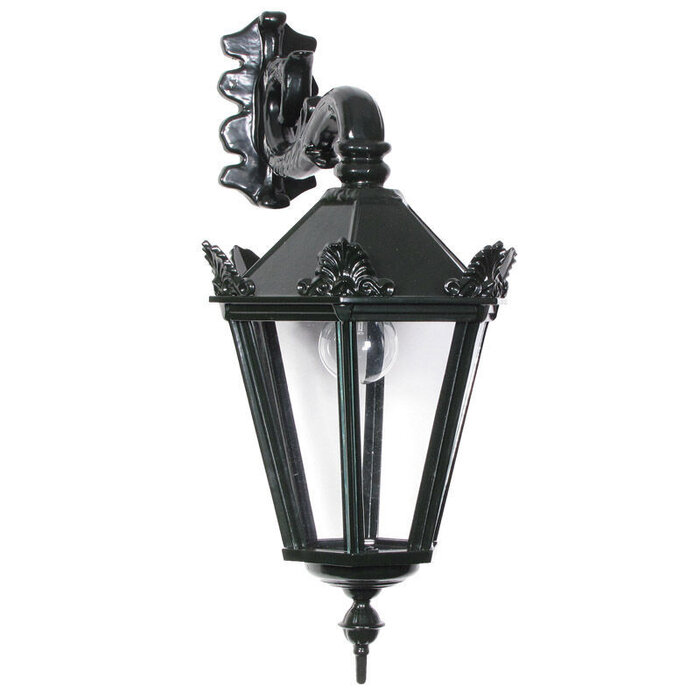 Franssen Verlichting Nuova Gevellamp - Hanglamp 55 cm - Antiekgroen - E27 - 6 kant - Kroon