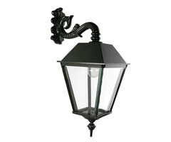 Franssen Verlichting Nuova Gevellamp 4-kant - E27 - Antiekgroen - Aluminium