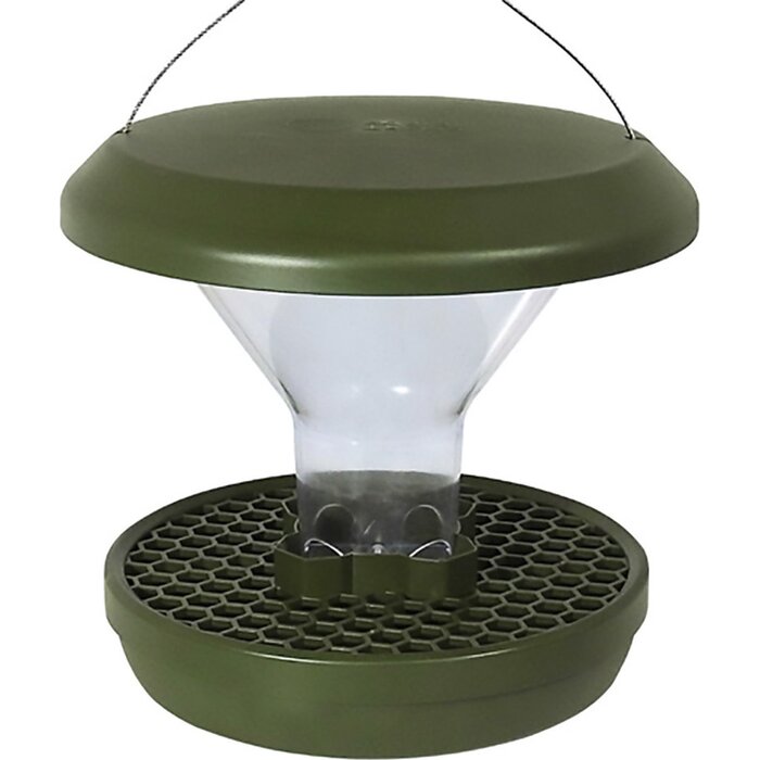 Swissinno Vogelvoederhuisje Davos - 3 kleuren - Opvangbak - Twee voerbakken in één