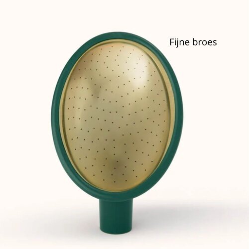 Haws Kunststof broes - Messing - Ovaal