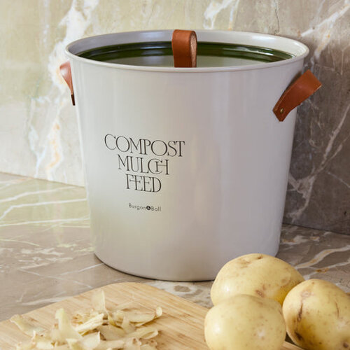 Burgon & Ball Compostblik mushroom -  keukencompost - keukenblik