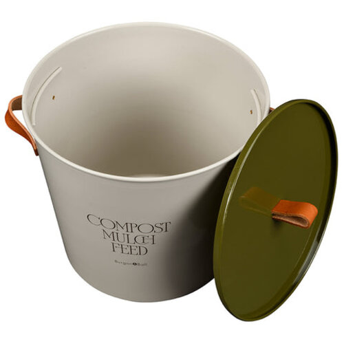 Burgon & Ball Compostblik mushroom -  keukencompost - keukenblik
