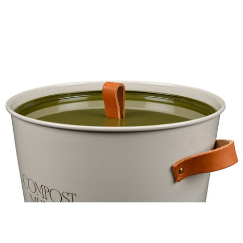 Burgon & Ball Compostblik mushroom -  keukencompost - keukenblik