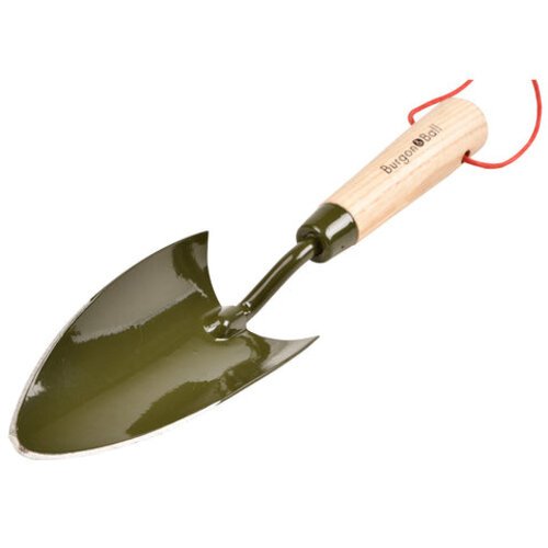 Burgon & Ball RHS Handschepje BoronGreen - Handtroffel - Tuinschepje  - gerecycled staal - Ergonomisch