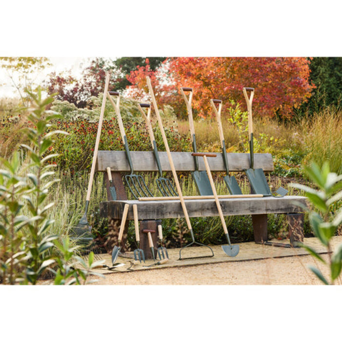 Burgon & Ball RHS Handschepje BoronGreen - Handtroffel - Tuinschepje - gerecycled staal - Ergonomisch