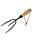 RHS Handcultivator BoronGreen - Handharkje 3 tanden  - Gerecycled staal