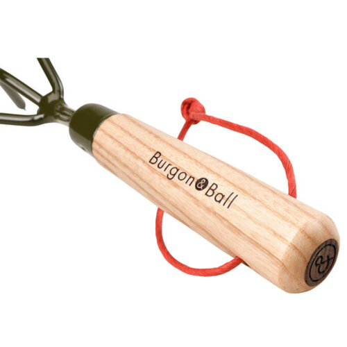 Burgon & Ball RHS Handcultivator BoronGreen - Handharkje 3 tanden  - Gerecycled staal