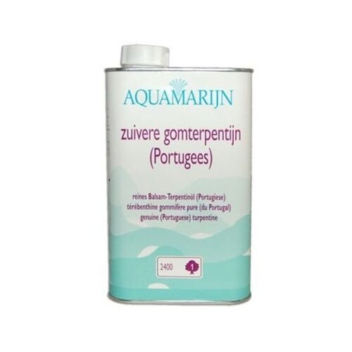 Aquamarijn Zuivere gomterpentijn - Universeel toepasbaar - Verdunner - Oplosmiddel