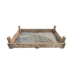 Meuwissen Agro Gaaskist - 75 x 80 x 16,5 cm - onbehandeld hout