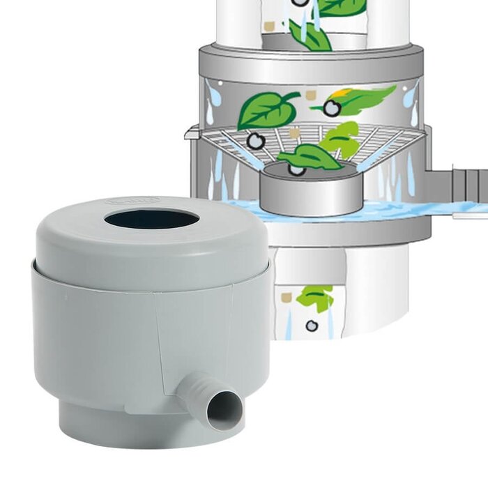 Garantia Regenton vulautomaat 70 - 100 mm - Inclusief afsluiter en bladvanger