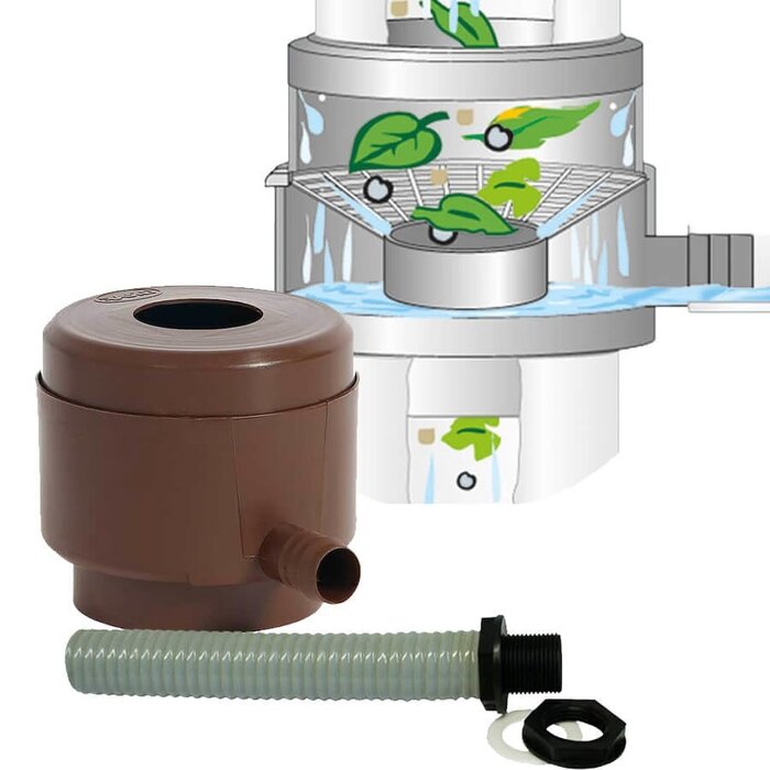 Garantia Regenton vulautomaat 70 - 100 mm - Inclusief afsluiter en bladvanger