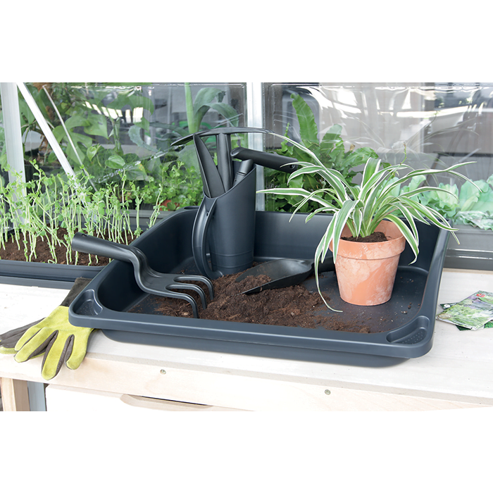 Prosperplast Respana Zaaitray - 57 x 45 x 11 cm - Antraciet
