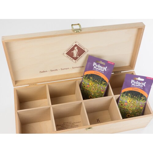 Sneeboer Zadenbox - Houten bewaarkist voor zaden