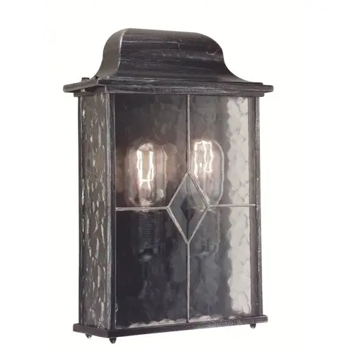 Franssen Verlichting Wexford Klassiek - Gevellamp - E27 - Aluminium - Zwart