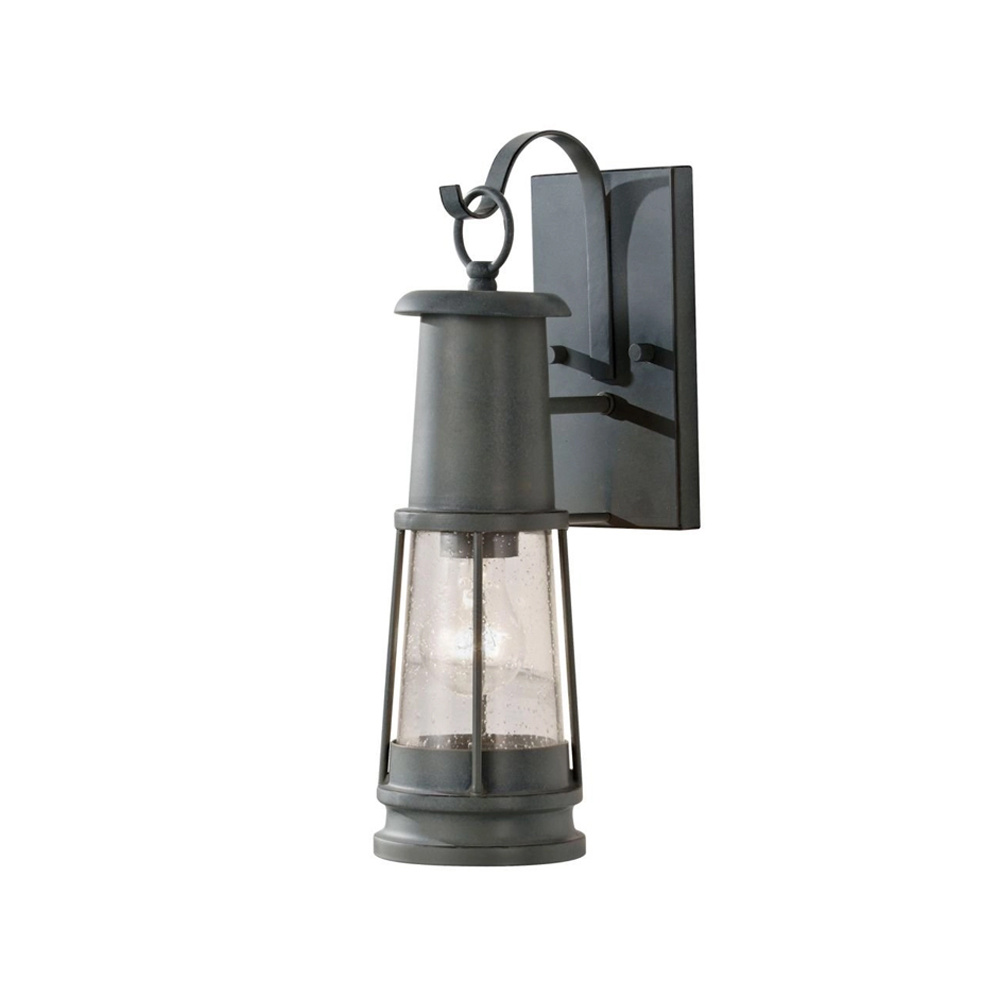 Franssen Verlichting Finmotion Authentiek - Gevellamp - E27 - Aluminium - Antiek Grijs