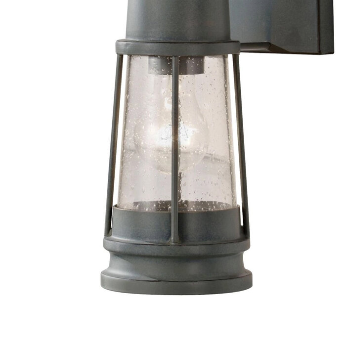 Franssen Verlichting Finmotion Authentiek - Gevellamp - E27 - Aluminium - Antiek Grijs