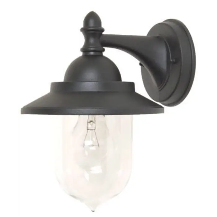 Franssen Verlichting Finmotion Kelk - Gevellamp -  E27 - Aluminium - Zwart