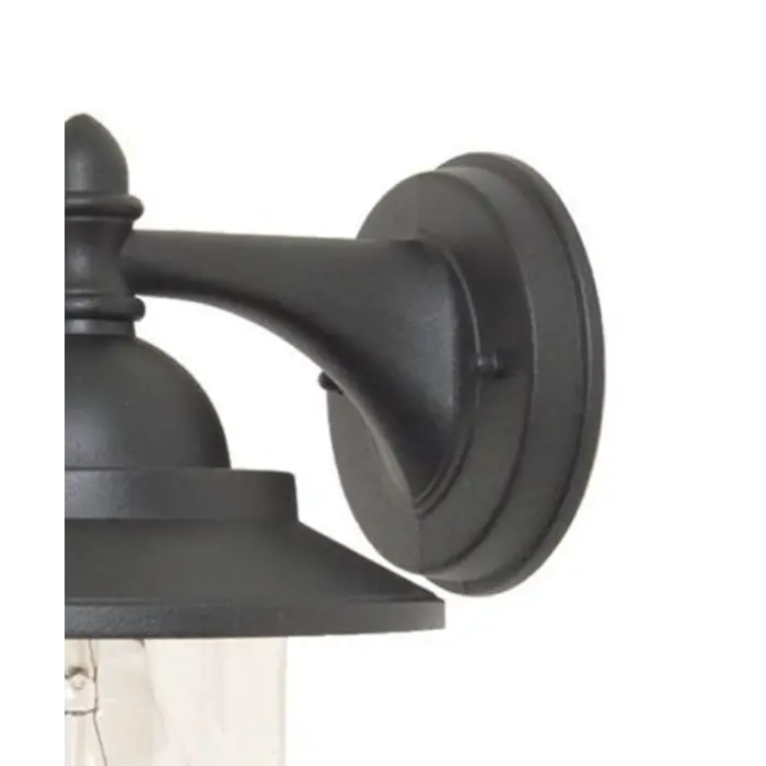 Franssen Verlichting Finmotion Kelk - Gevellamp -  E27 - Aluminium - Zwart