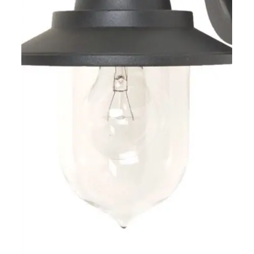 Franssen Verlichting Finmotion Kelk - Gevellamp - E27 - Aluminium - Zwart