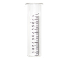 Meuwissen Agro Reserve glas regenmeter - 120 ml - 4 cm rond