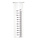 Reserve glas regenmeter - 120 ml - 4 cm rond