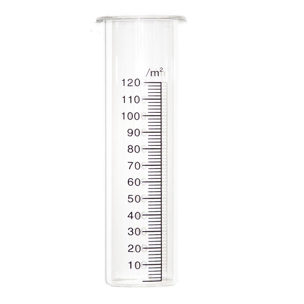 Meuwissen Agro Reserve glas regenmeter - 120 ml - 4 cm rond