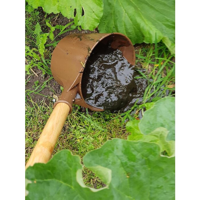 Atlas Steel voor schepemmer - 180 cm - Ø 4 cm - Essenhout