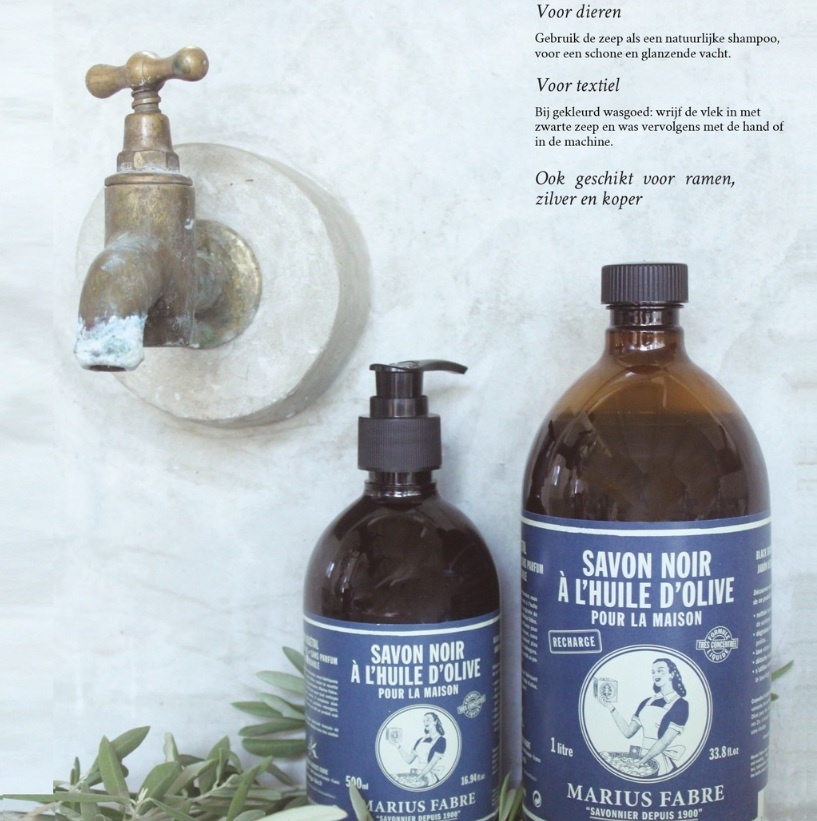 Marius Fabre Savon Noir - Zeep Pompfles 500 ml - Plantaardige oliën