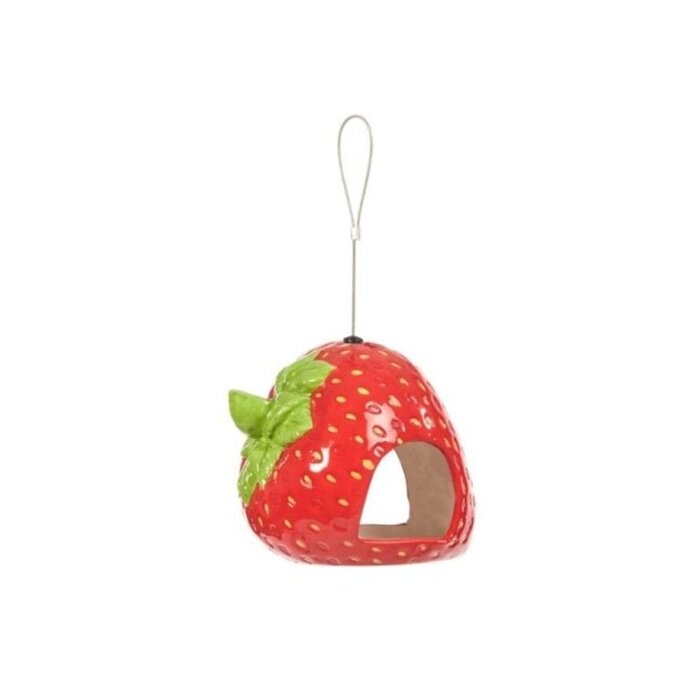 Smart Garden Products Voederhuisje Aardbei - 17 cm - hangend