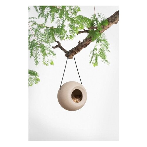 Singing Friend Voederbol Lisa - 14 cm - vogelvoerhuisje - keramiek