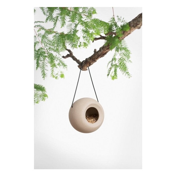 Singing Friend Voederbol Lisa - 14 cm - vogelvoerhuisje - keramiek