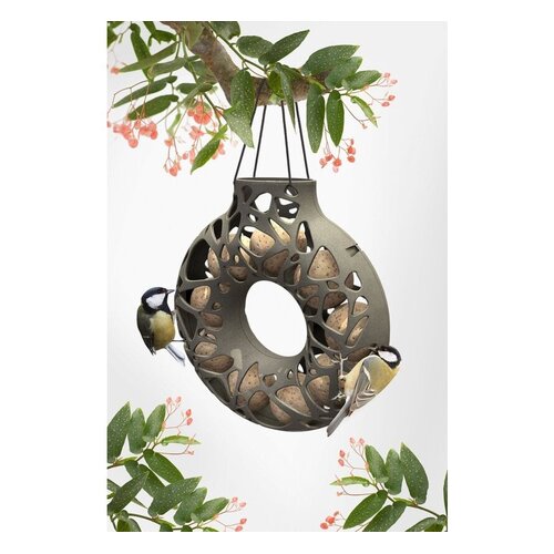 Singing Friend Yara vetbolhouder - Kunststof - Grijs - Rond - 7 á 8 vetbollen