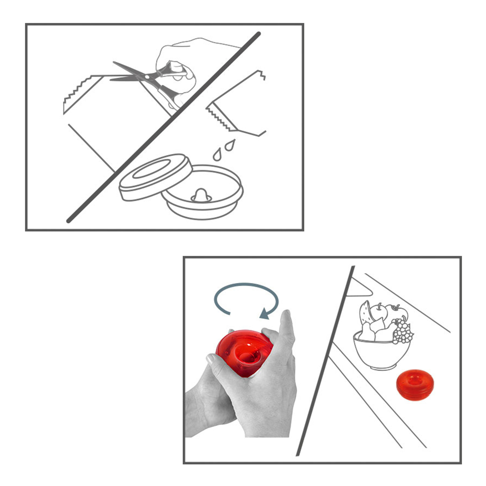 Swissinno Fruitvliegenval lokstof - 100% natuurlijk - 2 zakjes