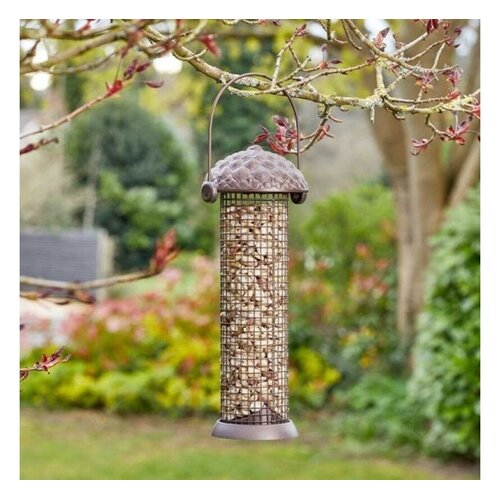 Smart Garden Products Twist Top Vogelvoedersilo - Eikeltje - 26 cm - Zaden - Noten - Vetbollen