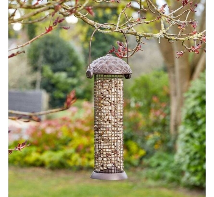 Smart Garden Products Twist Top Vogelvoedersilo - Eikeltje - 26 cm - Zaden - Noten - Vetbollen