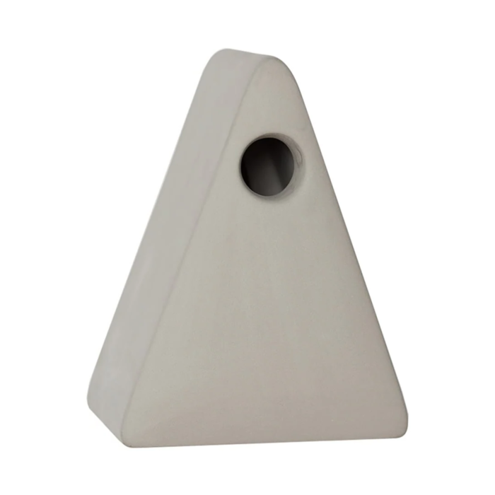 Singing Friend Nestkast Nina - Keramiek - Driehoek - Beige - Grijs