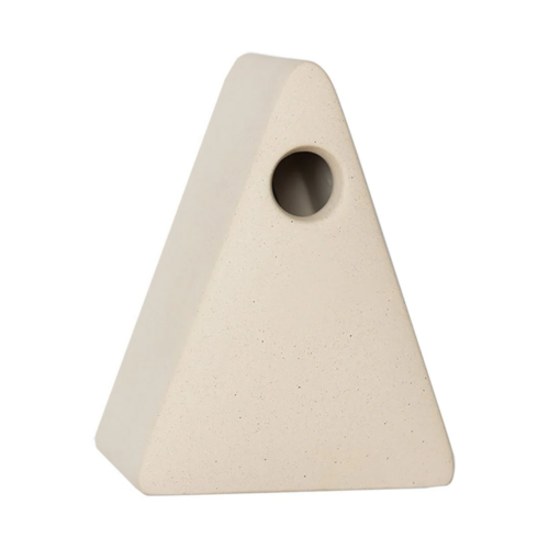 Singing Friend Nestkast Nina - Keramiek - Driehoek - Beige - Grijs