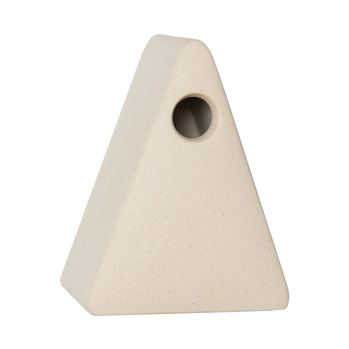 Singing Friend Nestkast Nina - Keramiek - Driehoek - Beige - Grijs