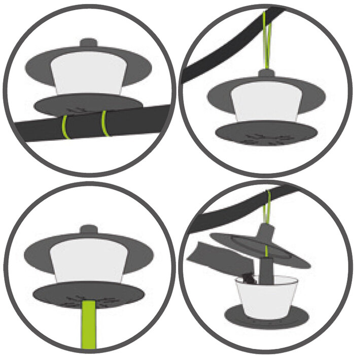 Plastia Voederhuis Finch - 3 kleuren - vogelvoer