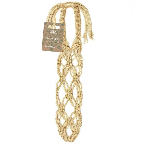 Singing Friend Vetbolhouder Macrame - 3 kleuren - Pet touw