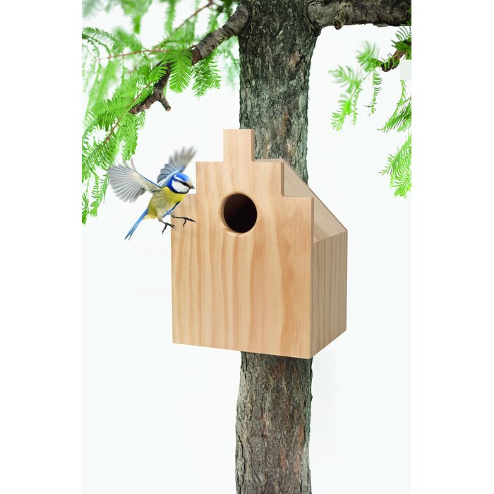 Singing Friend Vogelhuis Robin - Roodborstje - Gevelhuis - Hout